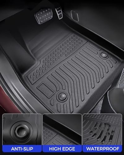 BAMACAR - All Weather Floor Mats Cargo Liner for Chevrolet Chevy Blazer 2025 2024-2019 (Gas Only) Waterproof Nonslip Rubber f