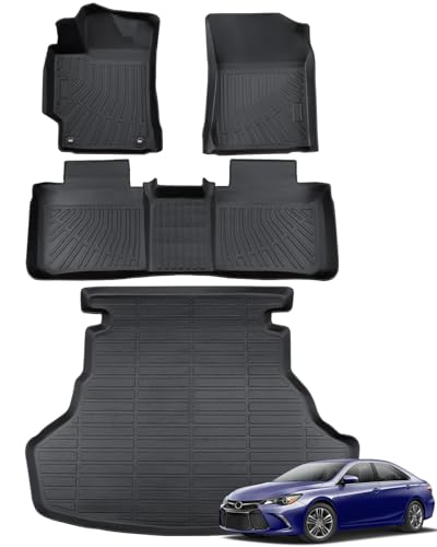 Floor Mats Cargo Liner for Toyota Camry 2017 2016 2015 LE/SE/XSE/XLE(Not for Hybrid)